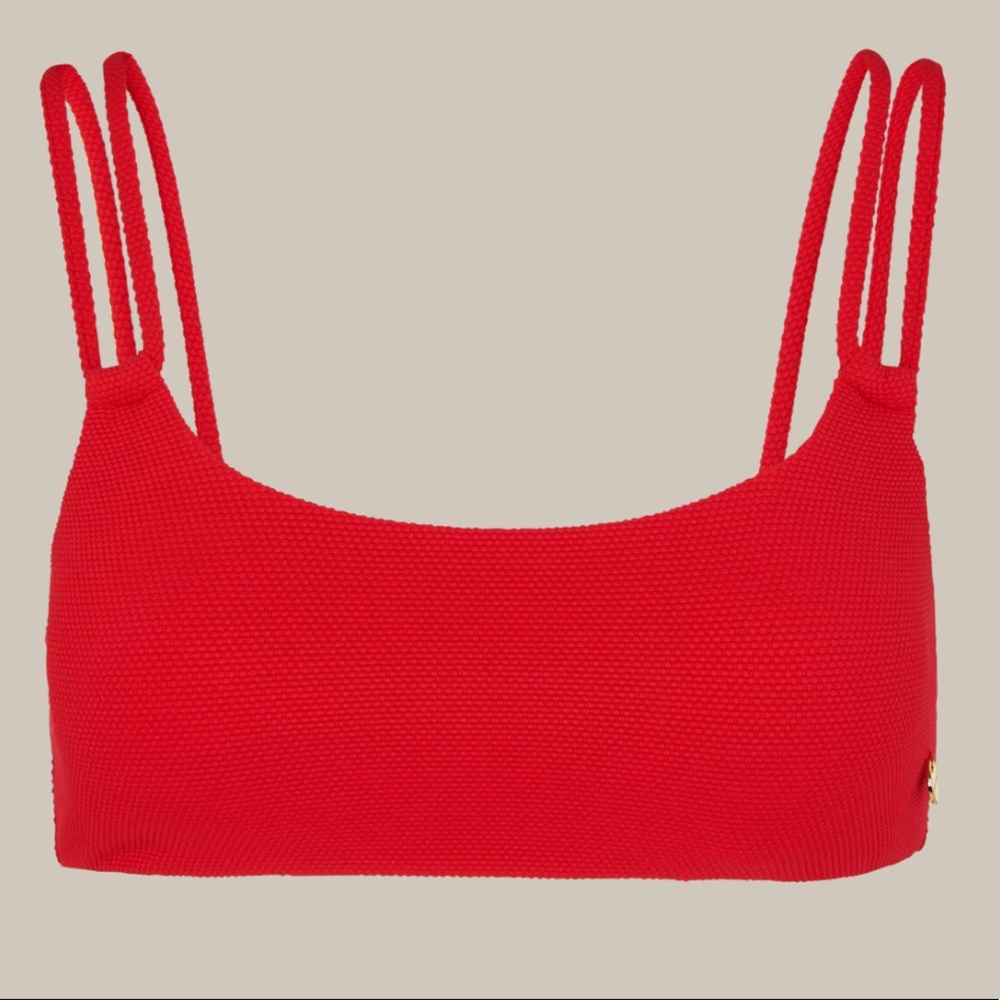 Whistles DOUBLE STRAP BIKINI TOP Size 10 US NWT